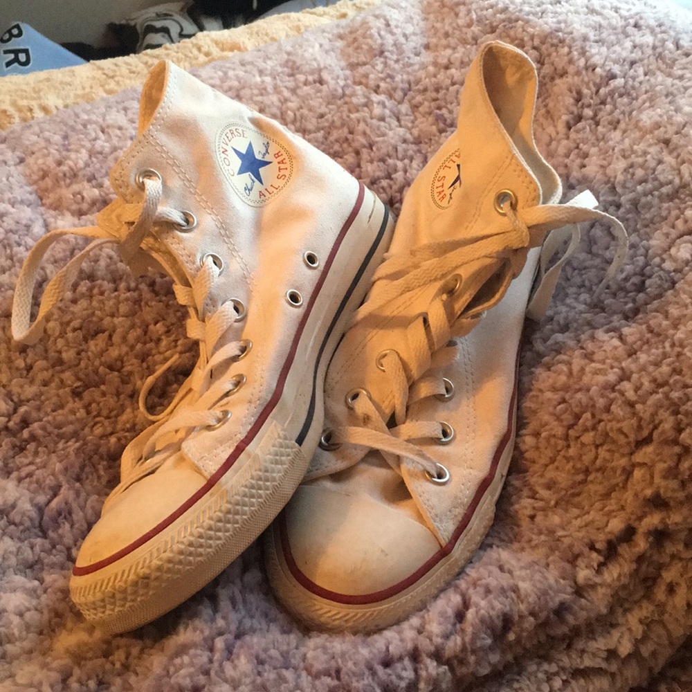 White high top converse